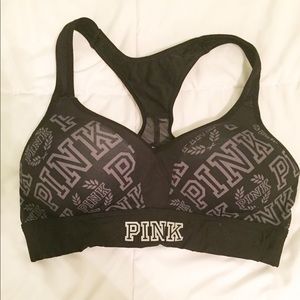 Black push-up Victoria’s Secret sports bra